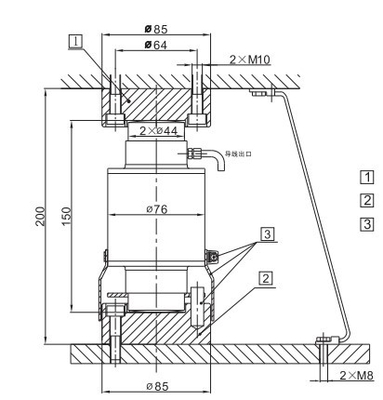 Load Cell IN-C16 Truck Scale Analog Column weighbridge force sensor Alloy Steel 40t Laser Welded 2.0 ±0.02mV/V IP68